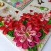 Happy Anniversary Quilled Flowers Greeting Card image