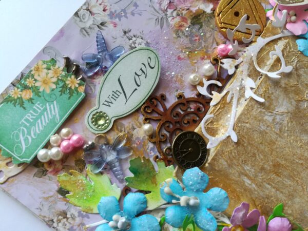 Sparkling Mixed media canvas sparkling Gift Desk Topper image