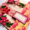Pink Themed Mini Scrapbook Greeting Card image Pink Themed Mini Scrapbook Greeting Card image