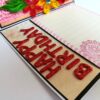 Happy Birthday with Quilled Flowers Greeting Card image