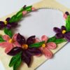 Purple Themed Quilled Photo Frame Card image