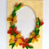 Yellow Themed Photo Frame Greeting Card image