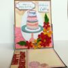 Happy Birthday with Quilled Flowers Greeting Card image