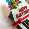 Piano Style Birthday Greeting Card image
