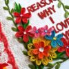 100 Reasons Why I Love You Handmade Scrapbook image