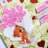 Love Balloons and Quilled Flower Fence Greeting Card image
