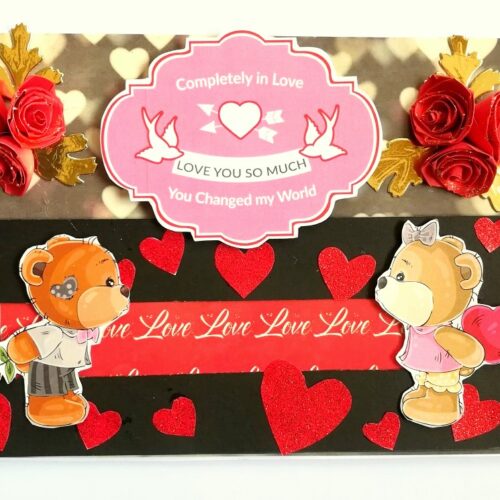 Love Slider Handmade Greeting Card image