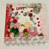 Love Theme Handmade Scrapbook image Love Theme Handmade Scrapbook image