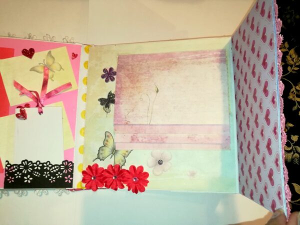 Love Theme Handmade Scrapbook image Love Theme Handmade Scrapbook image