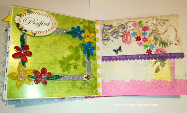 Love Theme Handmade Scrapbook image Love Theme Handmade Scrapbook image