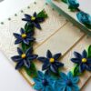 Blue Themed Mini Scrapbook Greeting Card image Blue Themed Mini Scrapbook Greeting Card image