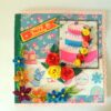 Happy Birthday Cake and Roses Greeting card image