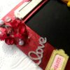 Quilled Red Theme Handmade Photo Frame image Quilled Red Theme Handmade Photo Frame image
