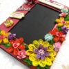 Quilled Red Theme Handmade Photo Frame image Quilled Red Theme Handmade Photo Frame image
