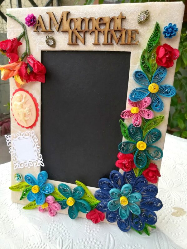 Quilled Moment in Time Handmade Photo Frame image Quilled Moment in Time Handmade Photo Frame image