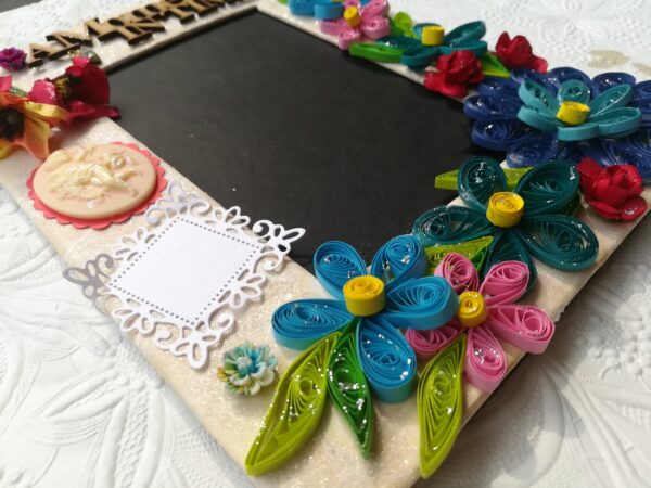 Quilled Moment in Time Handmade Photo Frame image Quilled Moment in Time Handmade Photo Frame image