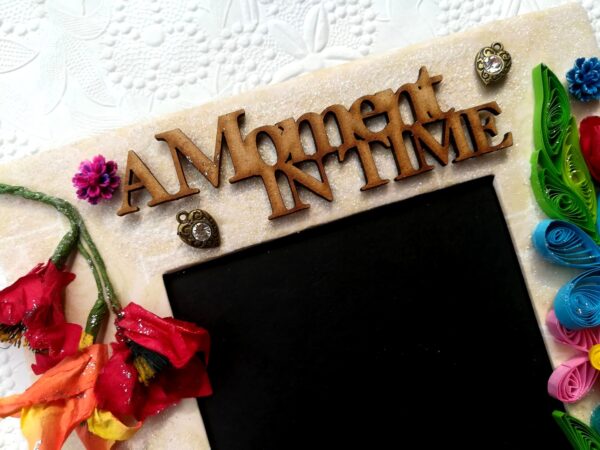 Quilled Moment in Time Handmade Photo Frame image Quilled Moment in Time Handmade Photo Frame image