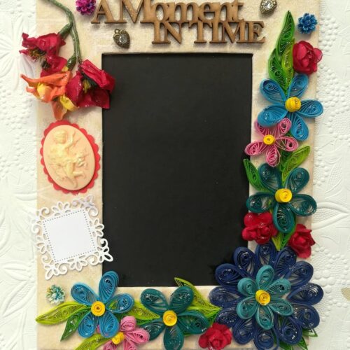 Quilled Moment in Time Handmade Photo Frame image
