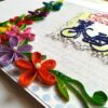 Multicolor Flowers In Corner Birthday Greeting Card image