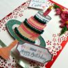 Sparkling Birthday Quilled Cake Greeting card image Sparkling Birthday Quilled Cake Greeting card image