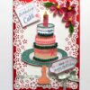 Sparkling Birthday Quilled Cake Greeting card image Sparkling Birthday Quilled Cake Greeting card image