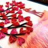 Love Tree Couple Print Quilled Greeting Card image Love Tree Couple Print Quilled Greeting Card image