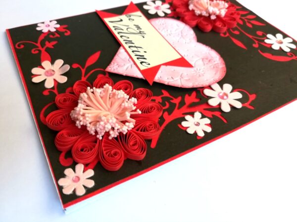 Be my Valentine Handmade Greeting Card image