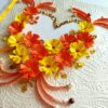 Yellow Themed Quilled Flowers in Heart Greeting Card image Yellow Themed Quilled Flowers in Heart Greeting Card image