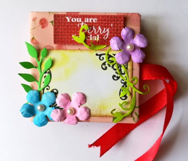 Pocket Mini Handmade Paper Book image Pocket Mini Handmade Paper Book image