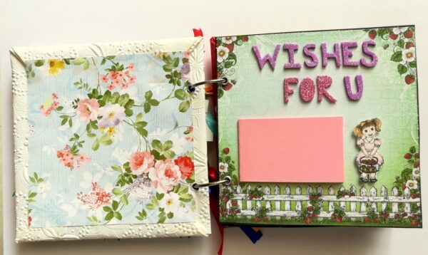 Happy Birthday Scrapbook Album Handmade image