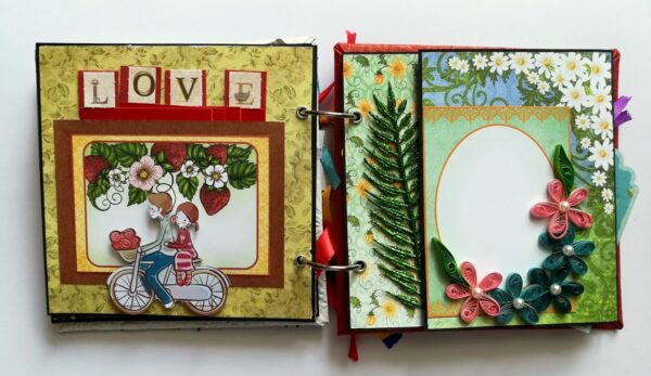 Happy Birthday Scrapbook Album Handmade image