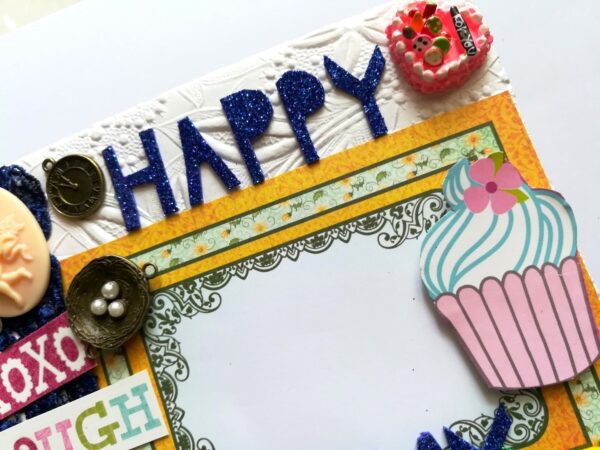 Happy Birthday Scrapbook Album Handmade image