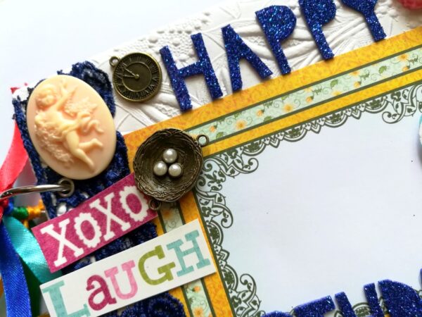 Happy Birthday Scrapbook Album Handmade image