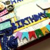 Happy Birthday Scrapbook Album Handmade image
