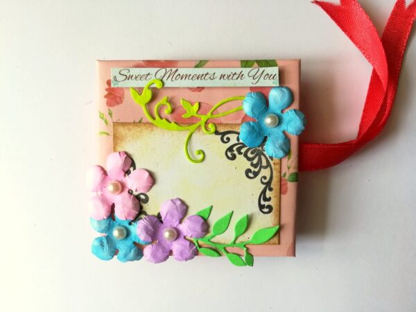 Pocket Mini Handmade Paper Book image Pocket Mini Handmade Paper Book image