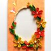 Yellow Themed Photo Frame Greeting Card image