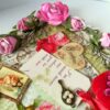 Too Much Love Greeting Card With Sparkling Roses image