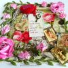 Too Much Love Greeting Card With Sparkling Roses image