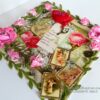 Too Much Love Greeting Card With Sparkling Roses image