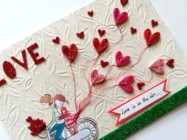Love is in the air Greeting Card image Love is in the air Greeting Card image