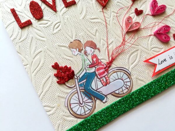 Love is in the air Greeting Card image Love is in the air Greeting Card image