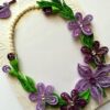 Purple Themed Photo Frame Greeting Card image