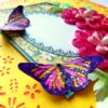 Yellow Paper Lace with Quilled Flowers Greeting Card image Yellow Paper Lace with Quilled Flowers Greeting Card image