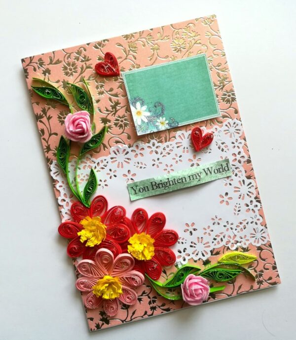 You are my World Handmade Greeting Card image