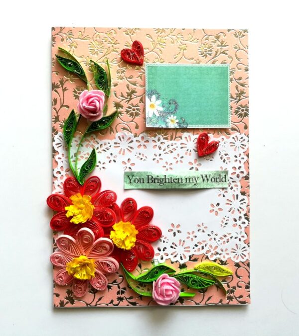 You are my World Handmade Greeting Card image