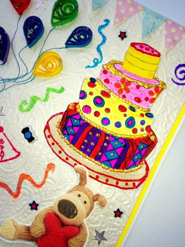 Happy Birthday Fancy Greeting Card image