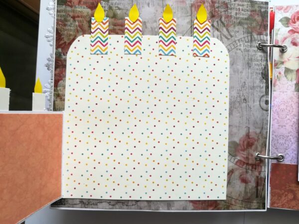 Happy Birthday Celebrate Handmade Scrapbook Album image