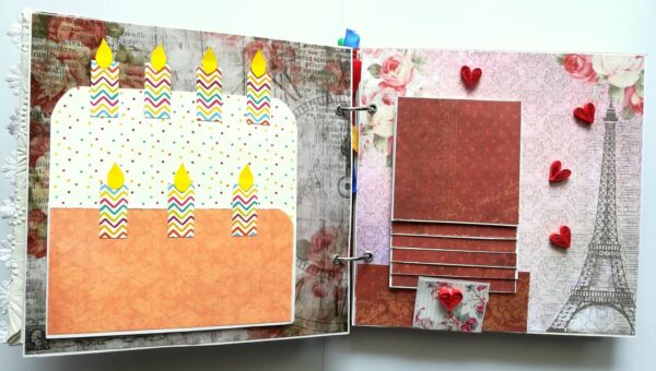 Happy Birthday Celebrate Handmade Scrapbook Album image
