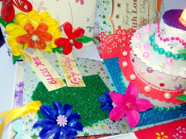 Happy Birthday Explosion Box With Battery Light Cake image Happy Birthday Explosion Box With Battery Light Cake image