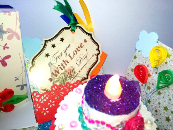 Happy Birthday Explosion Box With Battery Light Cake image Happy Birthday Explosion Box With Battery Light Cake image